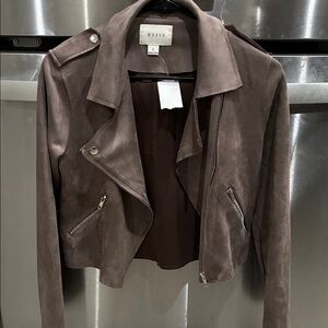 HYFVE Dark Brown Leather Jacket